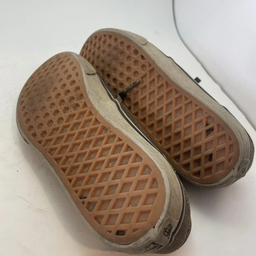 Vans Atwood Low Top Textile Walnut Sneaker Youth Size 4
